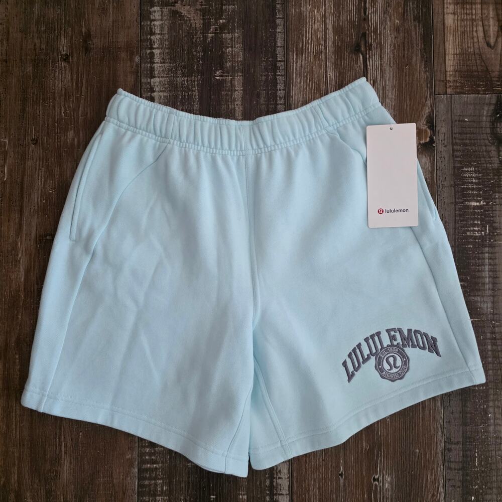 Lululemon Scuba Mint Breeze Oversized Mid Rise Shorts 7"